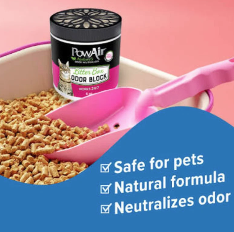 PowAir Odour Block Litter Box 170g
