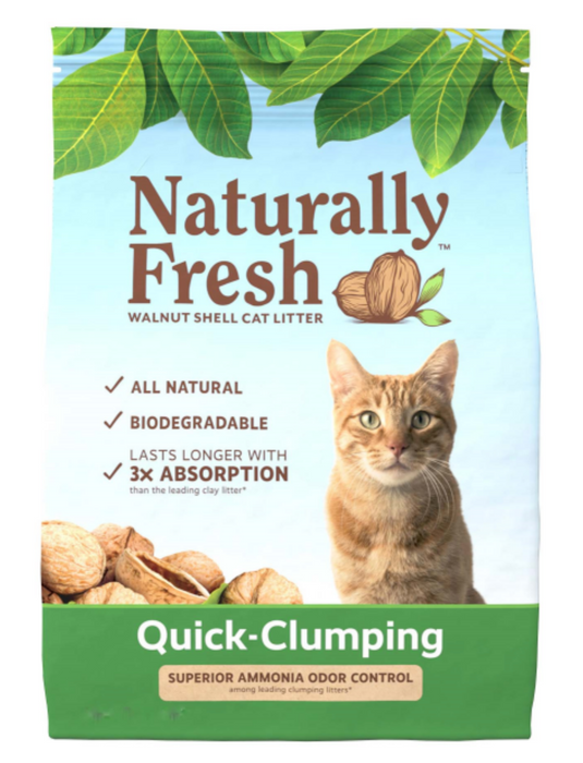 Naturally Fresh Walnut Shell Quick-Clumping Litter