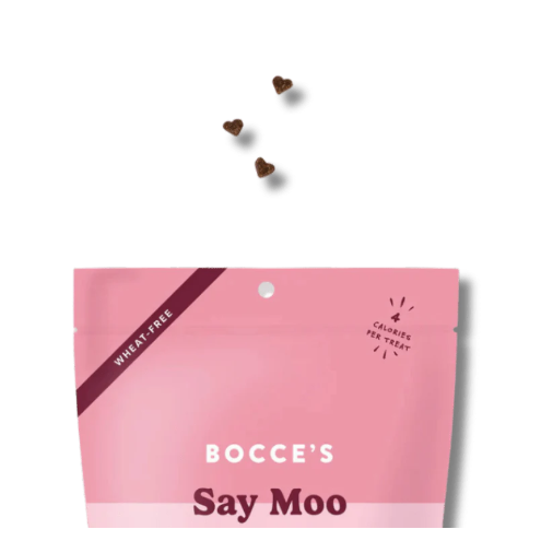 Bocce's Bakery Dog Training Bites Say Moo 6 oz