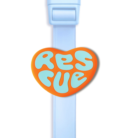Jiby Dog Charm Orange Rescue