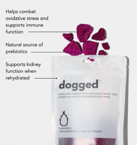 Load image into Gallery viewer, Dogged Freeze-dried Dragon Fruit Topper 55g - Discover Dogs
