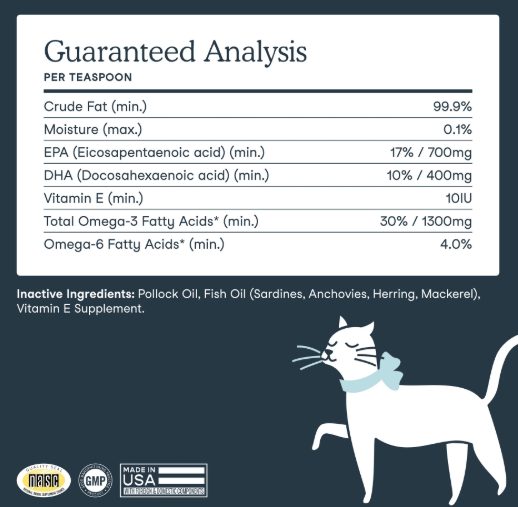 Fera Pet Organics Fish Oil 16 oz