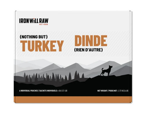 Iron Will Raw (Nothing But) Turkey 6lb