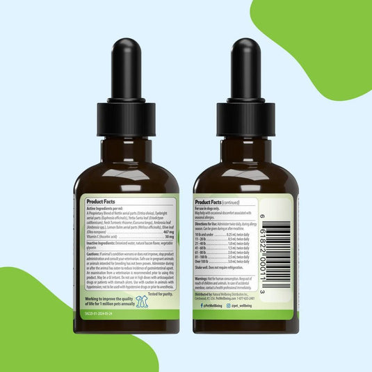 Pet Wellbeing Nettle Eyebright Gold (Sneeze Ease)