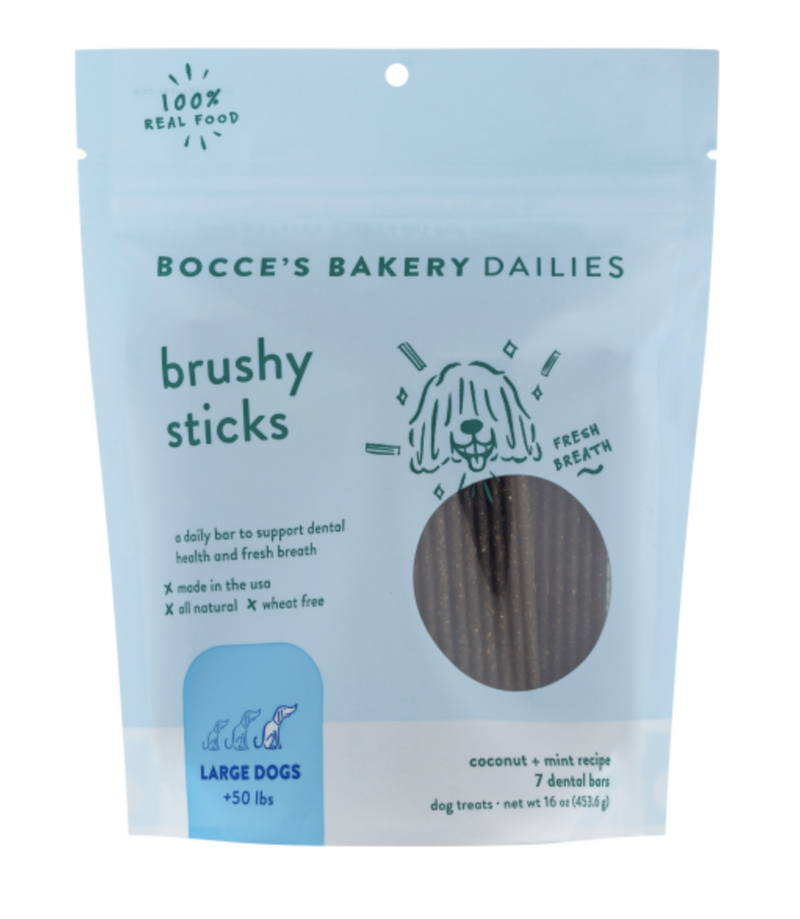 Load image into Gallery viewer, Bocce&#39;s Bakery Dog Dailies Brushy Sticks 13oz
