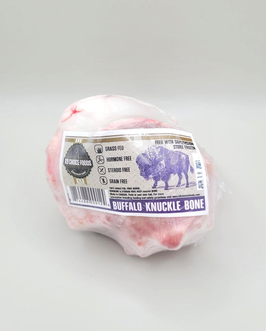 K9 Choice Dog Buffalo Knuckle Bones 1pk
