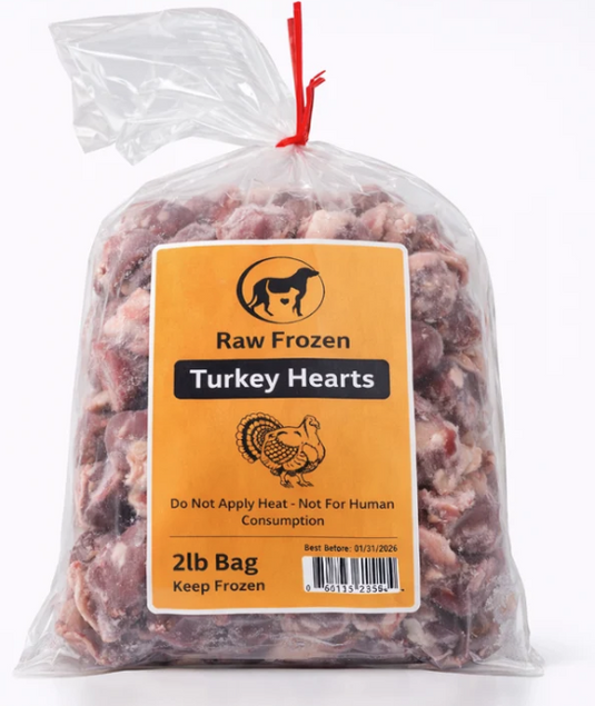 Buddies Frozen Turkey Hearts 2lb Bag