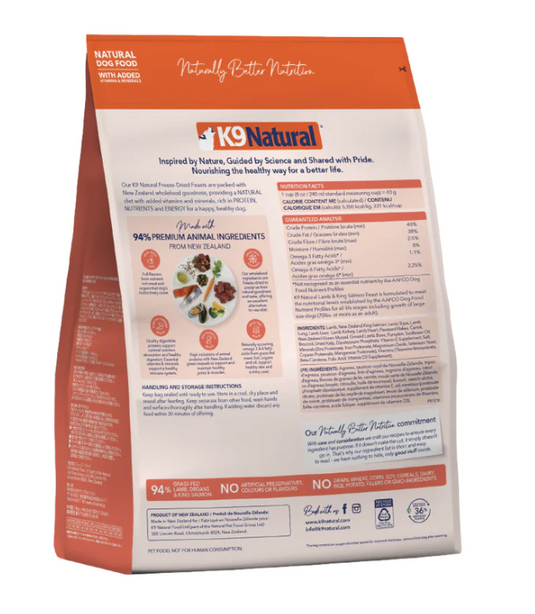 K9 Natural Lamb & Salmon - Discover Dogs
