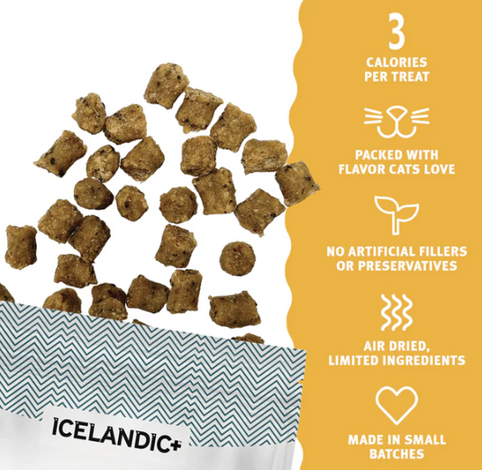 Icelandic+ Cat Soft & Chewy Bites Chicken & Blackberry 1.8oz