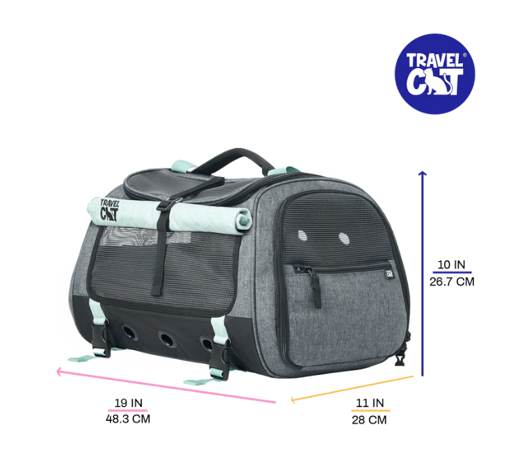 Load image into Gallery viewer, Travel Cat The Transpurrter Ultimate Calming Convertible Cat Carrier
