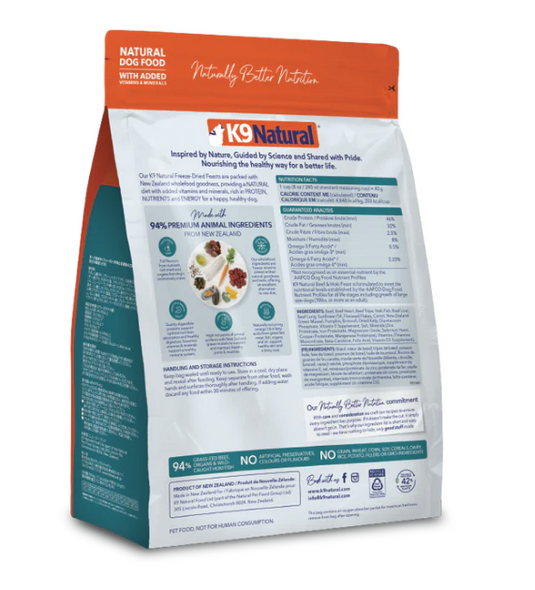 K9 Natural Beef & Hoki - Discover Dogs