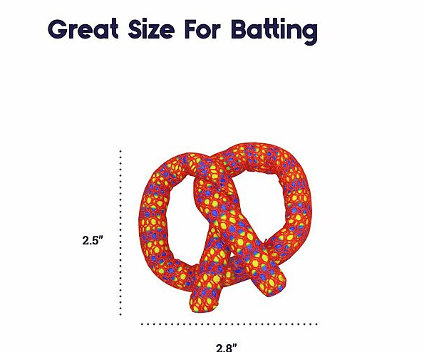 Load image into Gallery viewer, Petstages Catnip Plaque Away Pretzel Orange
