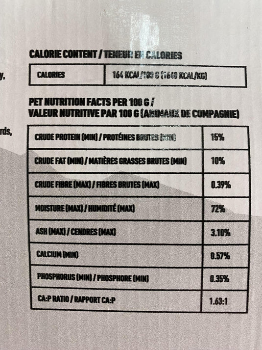 Iron Will Raw Original Turkey 12lb