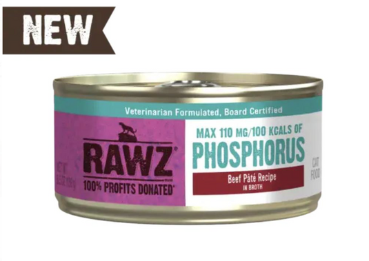 Rawz Cat Can Low Phosphorus Beef Pate 155g
