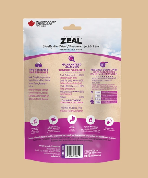 Load image into Gallery viewer, Zeal Dog Duck Jerky 10oz
