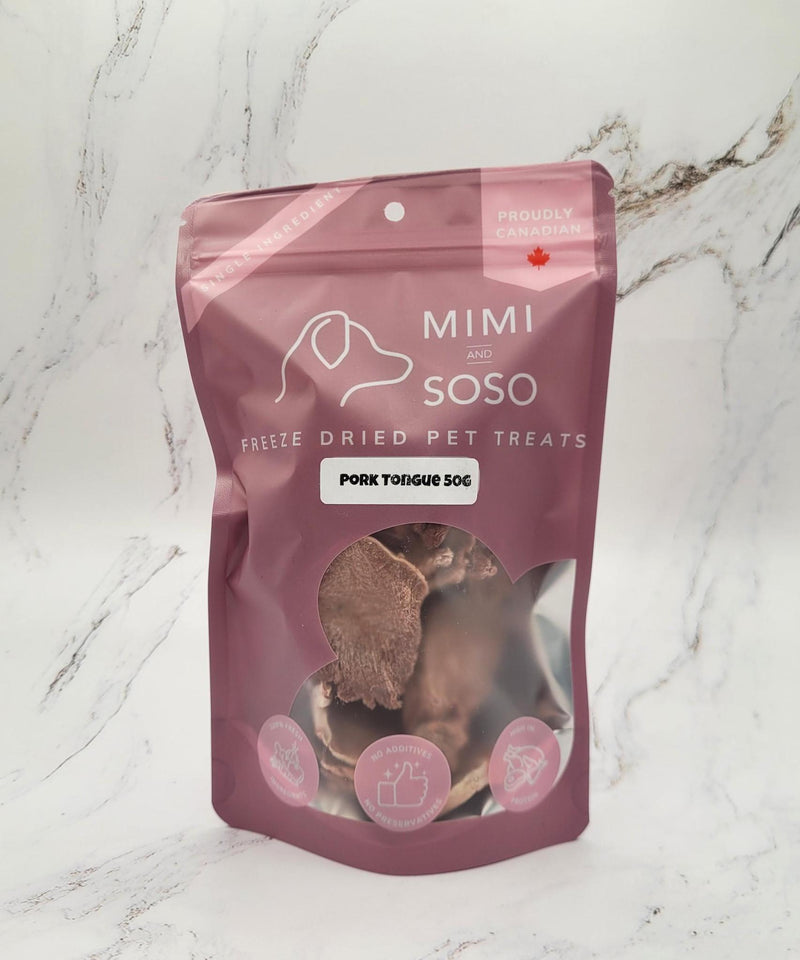 Load image into Gallery viewer, MIMI &amp; SOSO Freeze Dried Pork Tongue 50g
