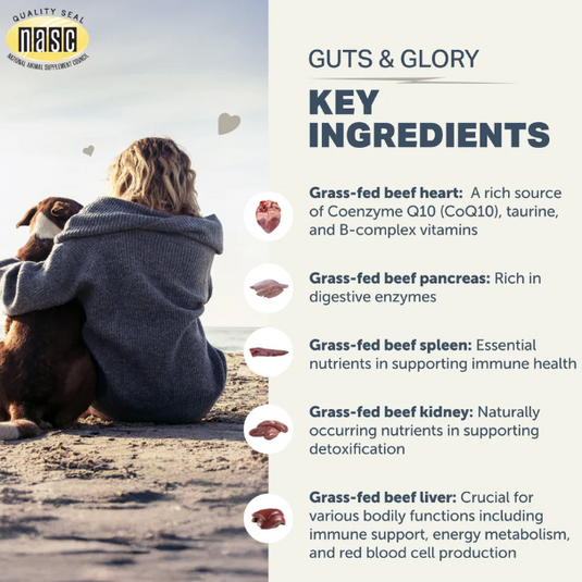 Four Leaf Rover Guts & Glory Grass-fed Organs For Dogs 37.4g