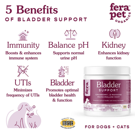 Fera Pet Organics Bladder Support for Dogs & Cats