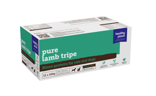 Healthy Paws Pure Minced Lamb Tripe 12 x 100g