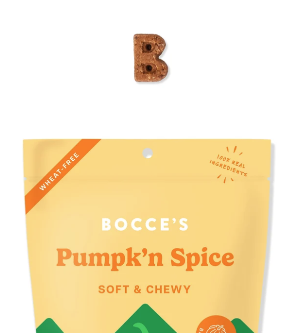 Load image into Gallery viewer, Bocce's Bakery Soft &amp; Chewy Pumpk'n Spice 6oz
