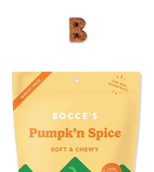 Bocce's Bakery Soft & Chewy Pumpk'n Spice 6oz