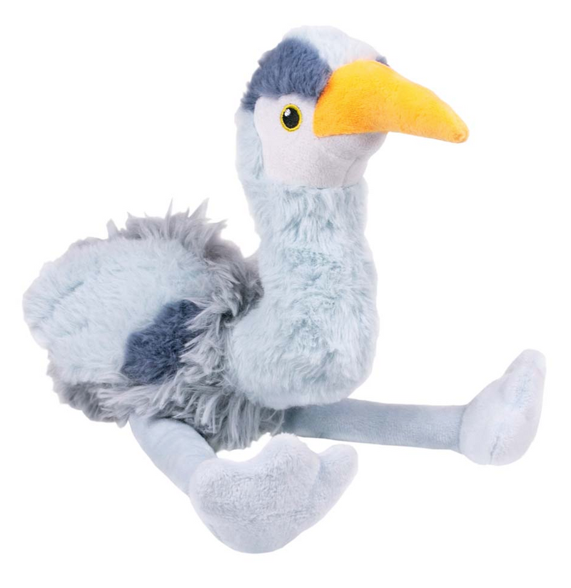 Load image into Gallery viewer, Tall Tails Plush Rope Body Heron Squeaker Toy 16&quot;

