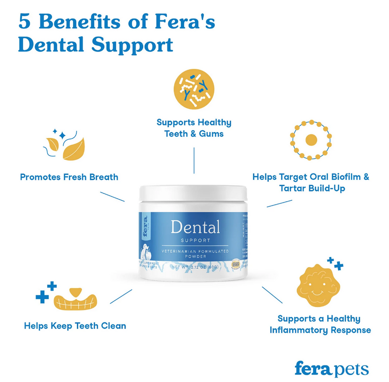 Load image into Gallery viewer, Fera Pet Organics Dental Support for Dogs &amp; Cats 60g
