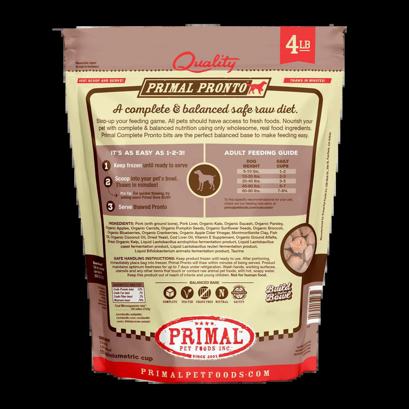 Load image into Gallery viewer, Primal Pronto Raw Pork 4lb
