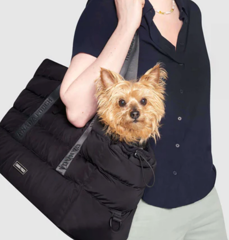 Load image into Gallery viewer, Canada Pooch Puffer Pet Carrier Black O/S
