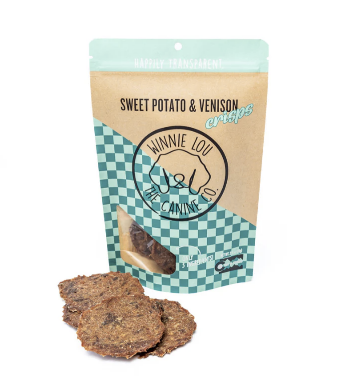 Load image into Gallery viewer, Winnie Lou Sweet Potato &amp; Venison Crisps 2.5oz
