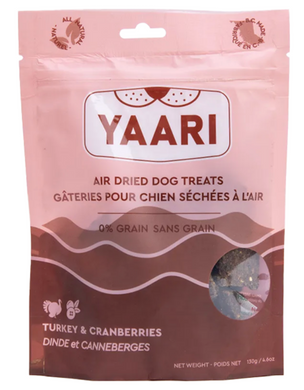 Yaari Air Dried Turkey & Cranberries Dog Treats 130g