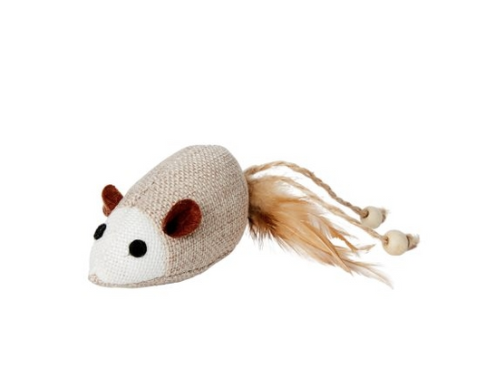 BUDZ Cat Toy Plush Mouse 7.5"
