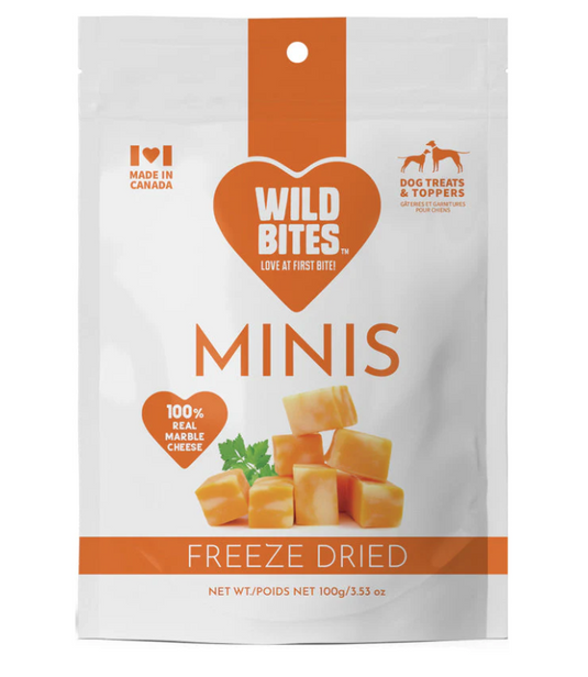 Wild Bites Freeze Dried Marble Cheese Minis