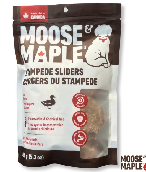 Moose & Maple Stampede Sliders Duck 150g