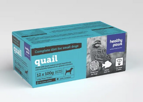 Healthy Paws Complete Dinner Quail 12 x 100g