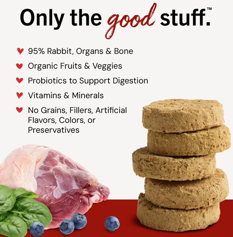Load image into Gallery viewer, Stella &amp; Chewy's Dog Freeze-Dried Absolutely Rabbit Patties 14 oz
