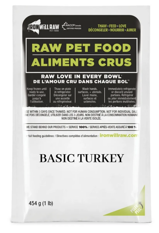 Iron Will Raw Basic Turkey 6lb