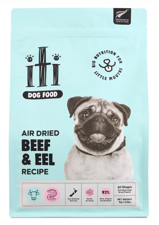 Iti Biti Air Dried Beef & Eel for Dogs