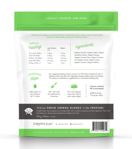 Green Juju Freeze-Dried Just Greens Blend