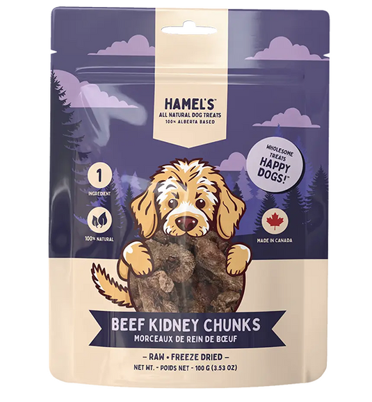Hamel's Freeze-Dried Beef Kidney Chunks 100g