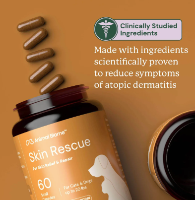 Load image into Gallery viewer, Animal Biome Skin Rescue for Cats &amp; Dogs 60ct - Discover Dogs
