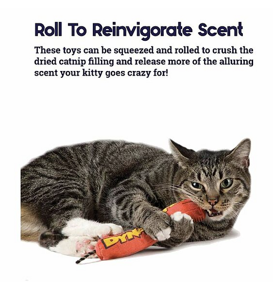 Petstages Green Magic Catnip Dynamite Red