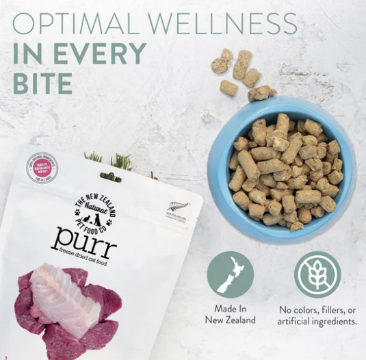 NZ Natural Purr (Meow) Freeze-Dried Duck 280g