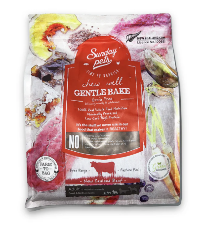 Sunday Pets Gently Baked GF Beef with Tripe 1.3kg