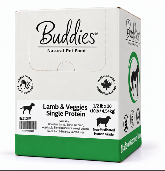 Buddies Dog Lamb & Veggies Single Protein 10lb