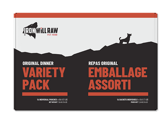 Iron Will Raw Original Variety 16 x 1lb