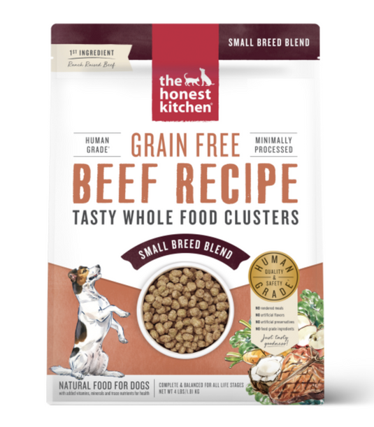 Honest Kitchen Clusters Grain Free Beef Small Breed 4lb