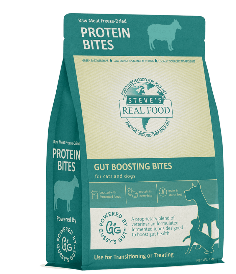 Load image into Gallery viewer, Steve&#39;s Freeze-Dried Gut Boosting Protein Bites Lamb
