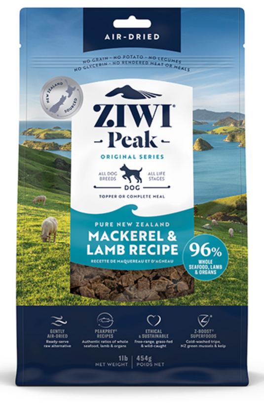 Ziwi Peak Air-Dried Dog Mackeral and Lamb