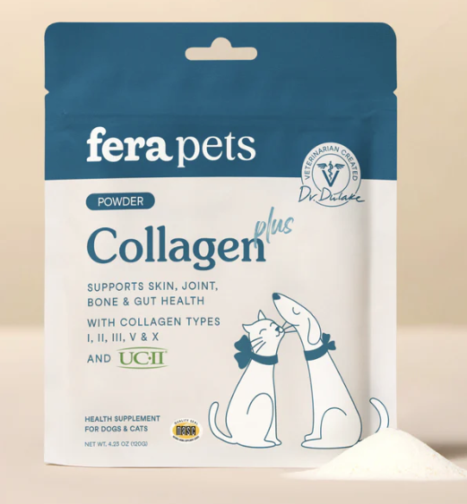 Load image into Gallery viewer, Fera Pet Organics Collagen Plus Topper for Dogs &amp; Cats 120g
